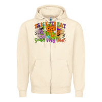 Sandshell trick or treat smell my feet Zipper Hoodie - CowGirlArtShop