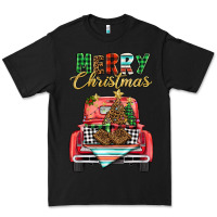 Black merry christmas truck Premium Tee - BarkalooDesign