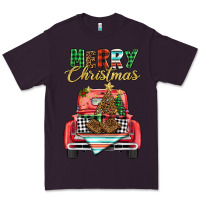 Plum merry christmas truck Premium Tee - BarkalooDesign