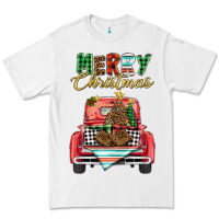 White merry christmas truck Premium Tee - BarkalooDesign