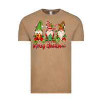 Vintage Coffee merry christmas gnomes Vintage Tee - MaliasSmallBusiness