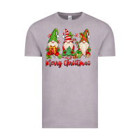 Vintage Zinc merry christmas gnomes Vintage Tee - MaliasSmallBusiness