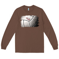 Chestnut volleyball brushstroke Long Sleeve Tee - RanaPortraitStore