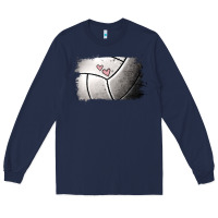 Navy volleyball brushstroke Long Sleeve Tee - RanaPortraitStore