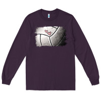 Plum volleyball brushstroke Long Sleeve Tee - RanaPortraitStore