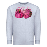 Heather Grey Cancer Pumpkins Premium Sweatshirt - FaDigitalArtStudio