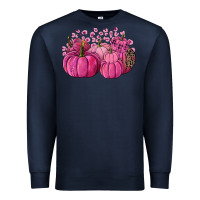 Navy Cancer Pumpkins Premium Sweatshirt - FaDigitalArtStudio
