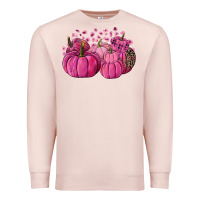 Pale Pink Cancer Pumpkins Premium Sweatshirt - FaDigitalArtStudio