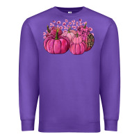 Purple Cancer Pumpkins Premium Sweatshirt - FaDigitalArtStudio