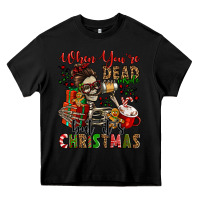 Black when you're dead inside but it's christmas Heavy Core Tee - Jasminsmagicworld