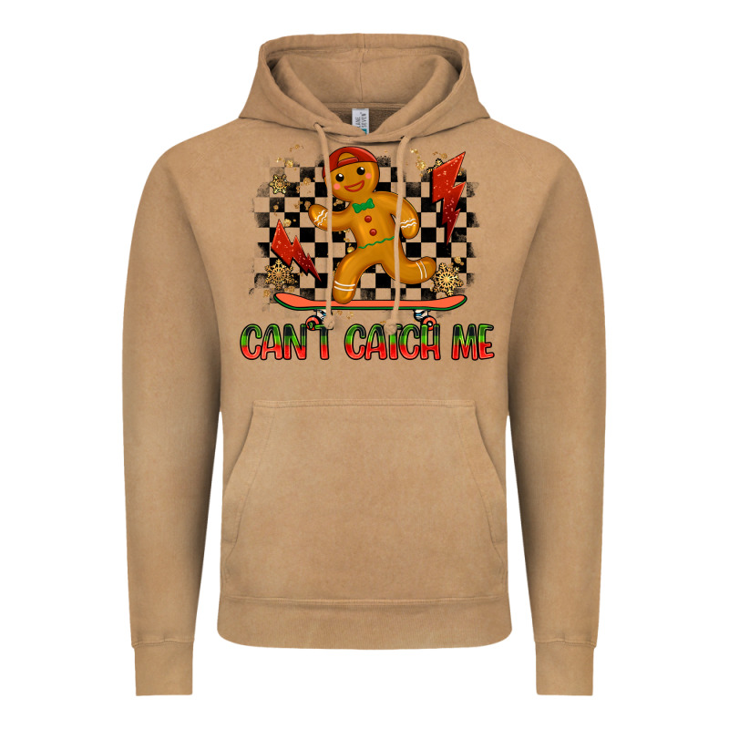 Gingerbread Cant Catch Me Vintage Hoodie by MaliasSmallBusiness | Teevron