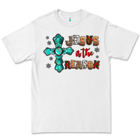 White jesus is the reason for this season christmas Premium Tee - Jasminsmagicworld