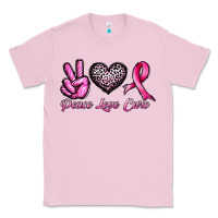 Bubblegum Pink peace love cure Classic Tee - JahusDesignShop