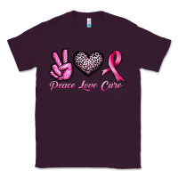Plum peace love cure Classic Tee - JahusDesignShop