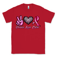 Red peace love cure Classic Tee - JahusDesignShop