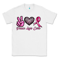 White peace love cure Classic Tee - JahusDesignShop