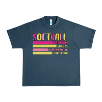 Midnight Navy retro softball png Urban Heavy Tee - JahusDesignShop