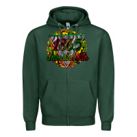 Sports Green 1865 juneteenth Zipper Hoodie - CowGirlArtShop