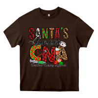Chocolate Brown santa’s favorite cna Heavy Core Tee - Jasminsmagicworld