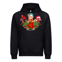 Black Chickens Christmas Urban Hoodie - CowhideDigitalArt