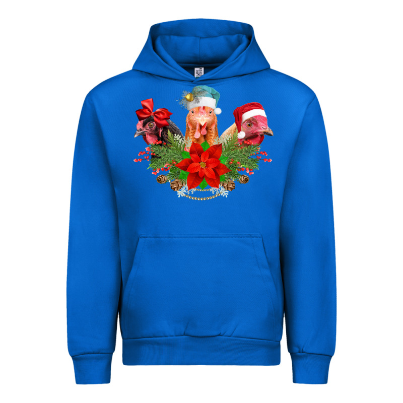 Chickens Christmas Urban Hoodie by CowhideDigitalArt | Teevron