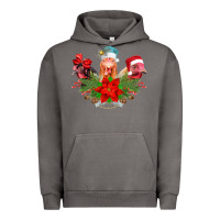 Pigment Tornado Chickens Christmas Urban Hoodie - CowhideDigitalArt