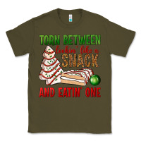 Army Green torn between lookin' like a snack and eatin' one bbs Classic Tee - BundleAndBundleShop