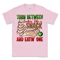 Bubblegum Pink torn between lookin' like a snack and eatin' one bbs Classic Tee - BundleAndBundleShop