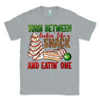 Heather Grey torn between lookin' like a snack and eatin' one bbs Classic Tee - BundleAndBundleShop