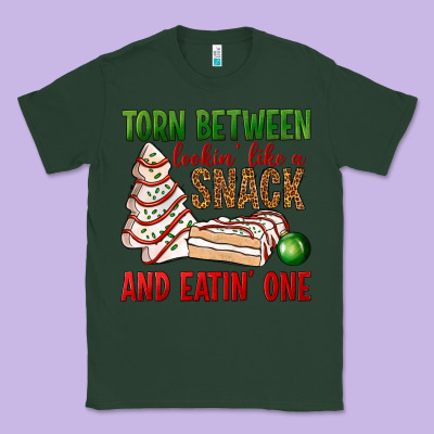 Torn Between Lookin' Like A Snack And Eatin' One Bbs Classic Tee Designed By Bundleandbundleshop