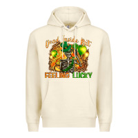 Sandshell St. Patrick's Dead inside but feeling lucky Premium Hoodie - HowdyJamesFarm