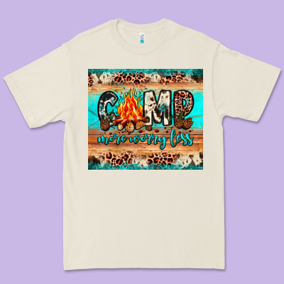 Camp More Worry Less Premium Tee Designed By Jahusdesignshop