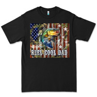 Black Western Reel Cool Dad Bass Premium Tee - LillyAllenDesigns