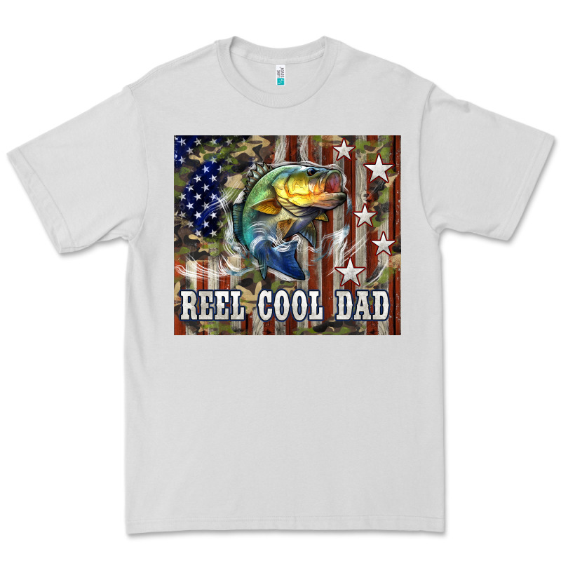 Western Reel Cool Dad Bass Premium Tee by LillyAllenDesigns | Teevron