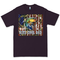 Plum Western Reel Cool Dad Bass Premium Tee - LillyAllenDesigns