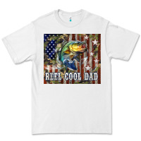 White Western Reel Cool Dad Bass Premium Tee - LillyAllenDesigns