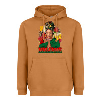 Meerkat Believe black woman Heavyweight Hoodie - FaDigitalArtStudio