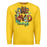 Lemon One Loved Nurse Premium Sweatshirt - FaDigitalArtStudio
