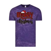 Cloud Purple merry christmas Vintage Tee - MaliasSmallBusiness