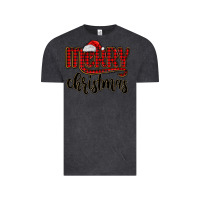 Vintage Black merry christmas Vintage Tee - MaliasSmallBusiness