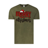 Vintage Olive merry christmas Vintage Tee - MaliasSmallBusiness