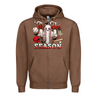 Chestnut tis the season baseball halloween Zipper Hoodie - CowGirlArtShop