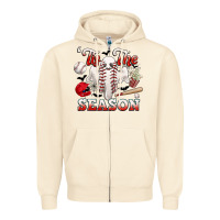 Sandshell tis the season baseball halloween Zipper Hoodie - CowGirlArtShop