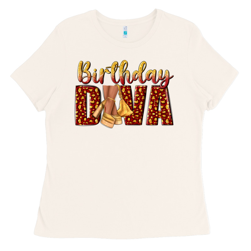 Birthday Diva Ladies Tee by NancyCooperArtShop | Teevron