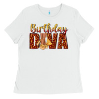 White birthday diva Ladies Tee - NancyCooperArtShop
