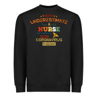 Black Never Underestimate A Nurse Heavyweight Sweatshirt - Bettercallsaul