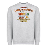 Heather Grey Never Underestimate A Nurse Heavyweight Sweatshirt - Bettercallsaul