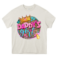 Cream daddys girl Heavy Core Tee - NancyCooperArtShop