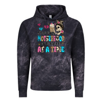 Cloud Black surviving motherhood one coffee at a time Vintage Hoodie - MaliasSmallBusiness