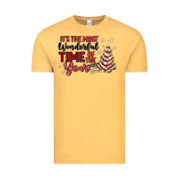 Vintage Mustard its the most wonderful time of the year Vintage Tee - MaliasSmallBusiness